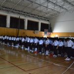 黙祷を捧げました。